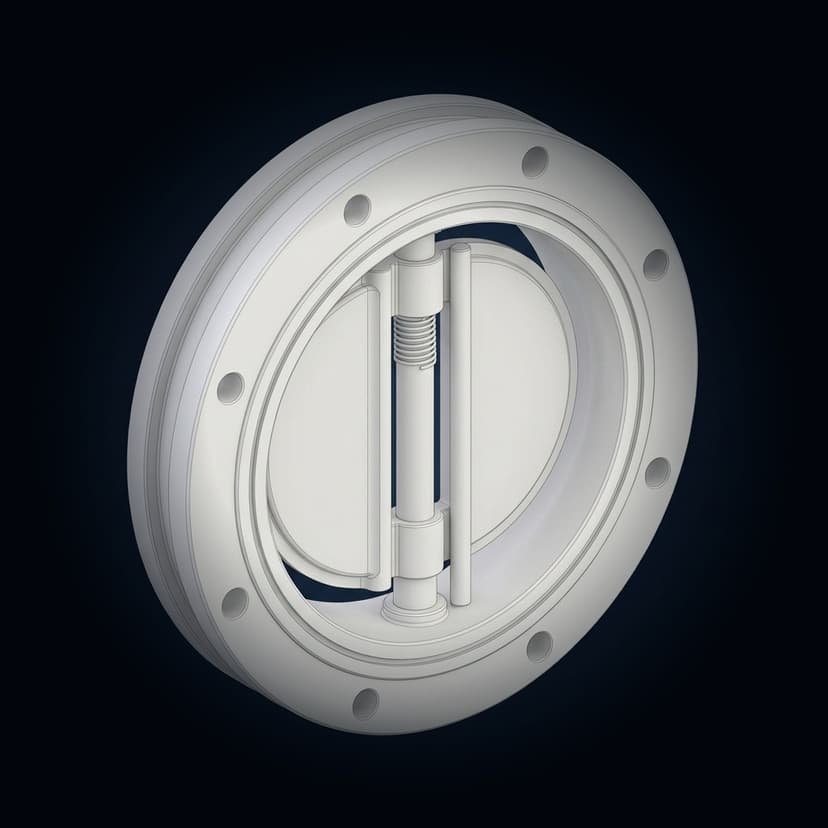 API 594 Dual Plate Wafer Check Valves Class 150 / 300